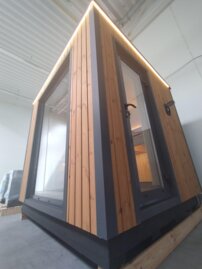 Vonkajšia sauna  termo borovica 420x220x250