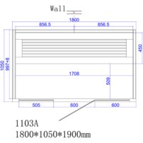 AWT E1113A Hemlock 180x105 4,5kW The Wall