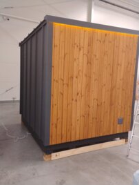 Vonkajšia sauna  termo borovica 420x220x250