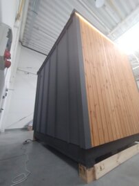 Vonkajšia sauna  termo borovica 420x220x250