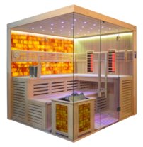 AquaLuxus TS 4061, Bio-infra sauna, himalájska soľ, 200x180cm
