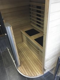 Lobos Lux Hemlock vpravo 135x105x200 infrasauna