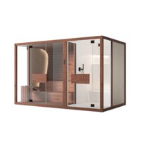 Treesse Mirage - fínska sauna, parná sauna a sprcha, 350 x 210 x 230 cm