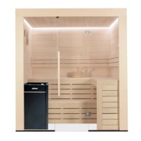 Sauna AWT E1205C, 202x168,  Topoľ/Osika, Harvia 9kW Vitra