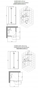 AWT LD109F15 parná kabína 100x100